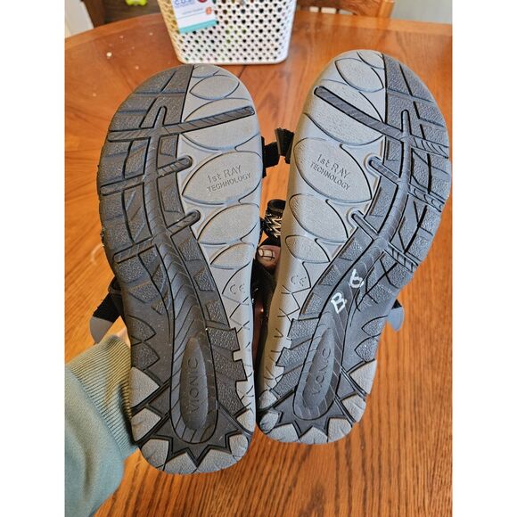 Vionic Sage Braeden Black Strappy Sandals Slides Size 9 - Picture 4 of 6